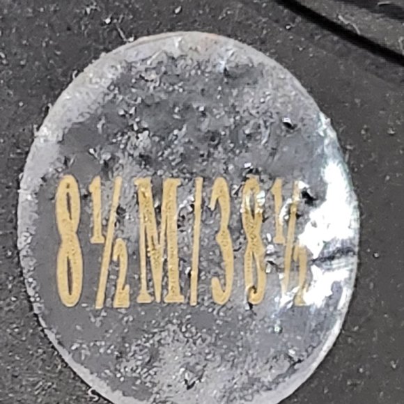 Jessica Simpson Sampson Wedge Pumps Black Smooth 8 1/2 M - Picture 4 of 10